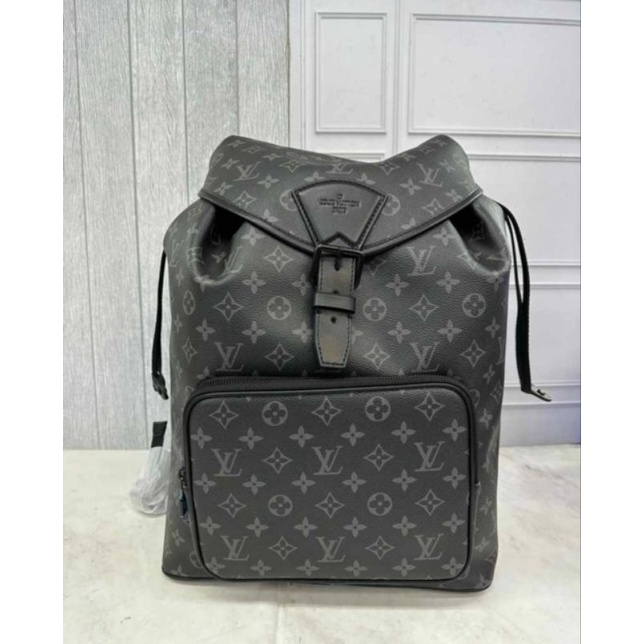 TAS RANSEL PRIA KULIT ASLI BACKPACK BRANDED IMPORT MIRROR VIP LS 1173