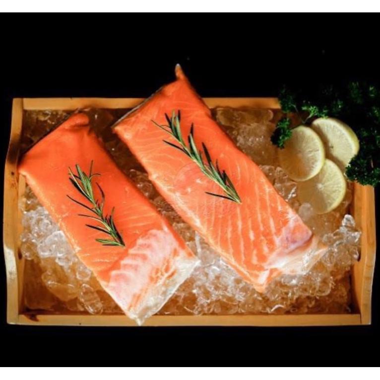 

Big Sale Ikan Salmon Trout Fillet Norwegian 100 Gram Bisa Cod