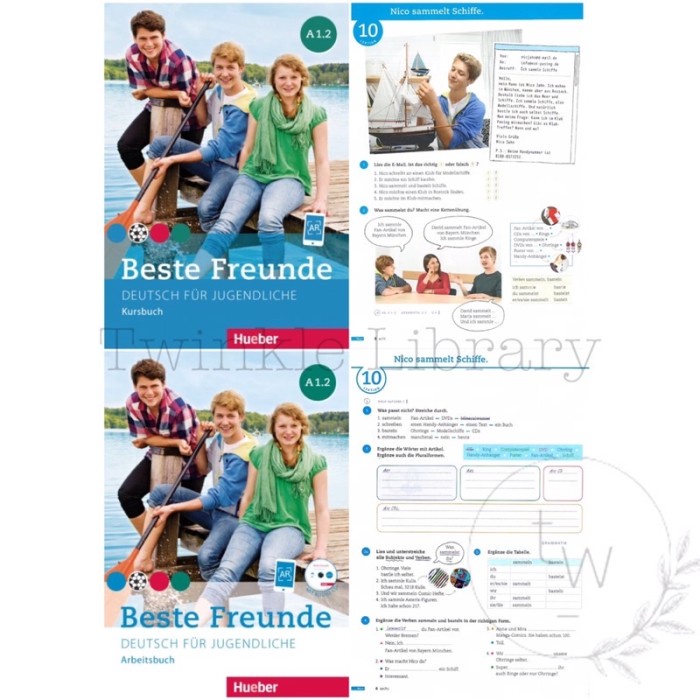 

NEW BUKU FISIK [FULL GERMAN] Beste Freunde A1.1 A1.2 A2.1 A2.2 B1.1