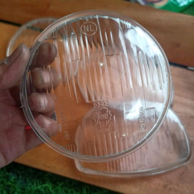 Buruan serbu] Kaca lampu mika lampu depan headlamp vespa super sprint vbb rep SIEM