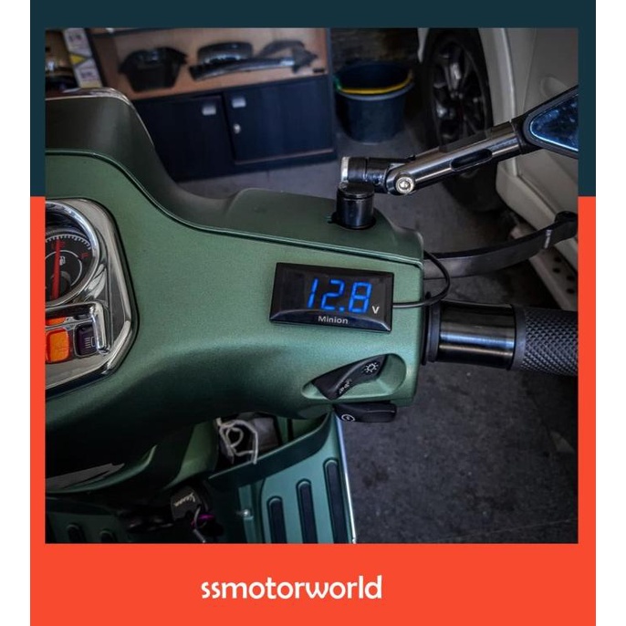 :<:<:<:<] VOLTMETER AKI VESPA MATIC - VOLTMETER AKI NMAX VESPA BEAT ALL MOTOR