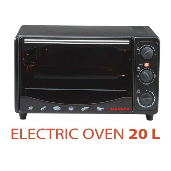 Hakasima Oven 20 Liter Black