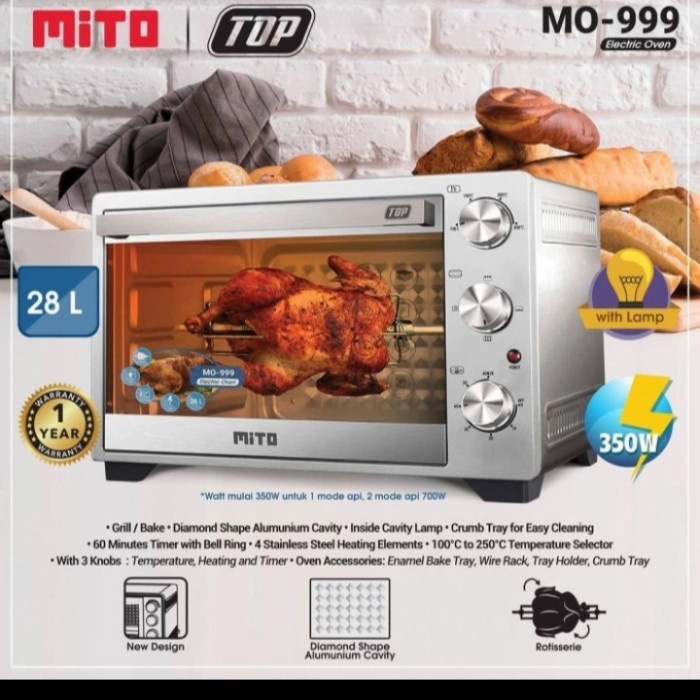 Oven Listrik Mito Mo 999 Low Watt