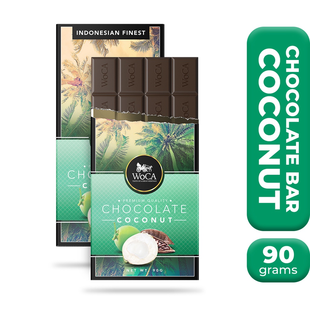 

WoCA Coklat Kelapa Premium Chocolate 90 gram