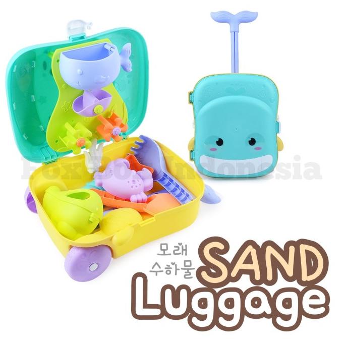 Mainan Pasir Pantai Model Koper - Whale Luggage - Fox Box Indonesia