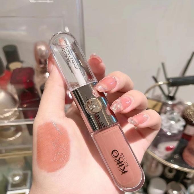 KIKO Milano Lip Gloss Fog Matte 2 in 1 Double Touch Lipstick 6ml