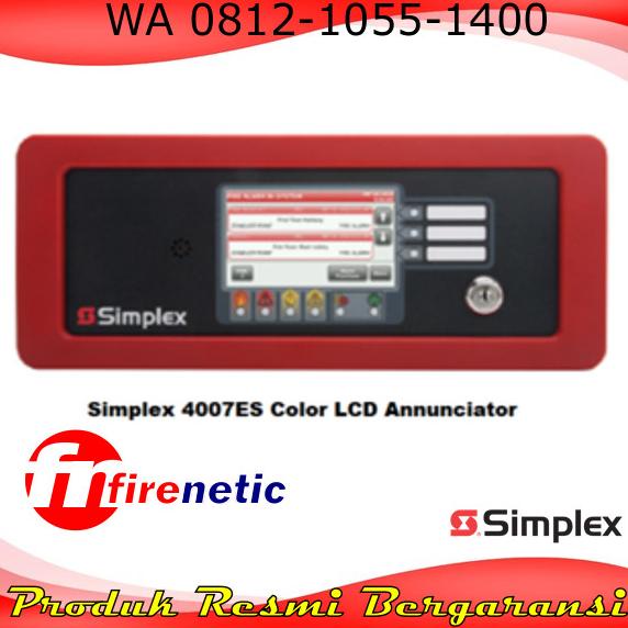 TERBARU  Simplex 4007ES Color LCD Fire Alarm Annunciator