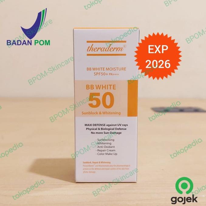 Theraderm BB White Moisture SPF50 Whitening Sunblock Cream from Korea