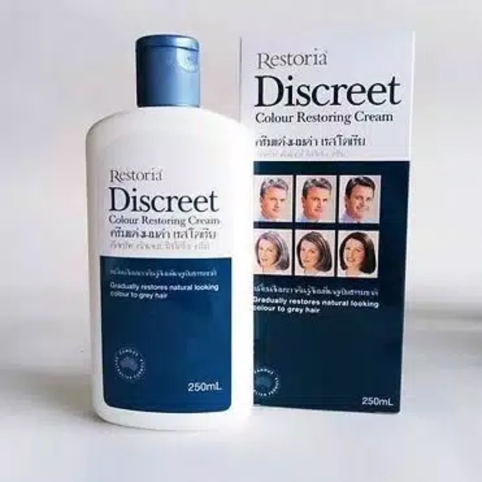 Discreet Restoria - Cream Penghitam Rambut