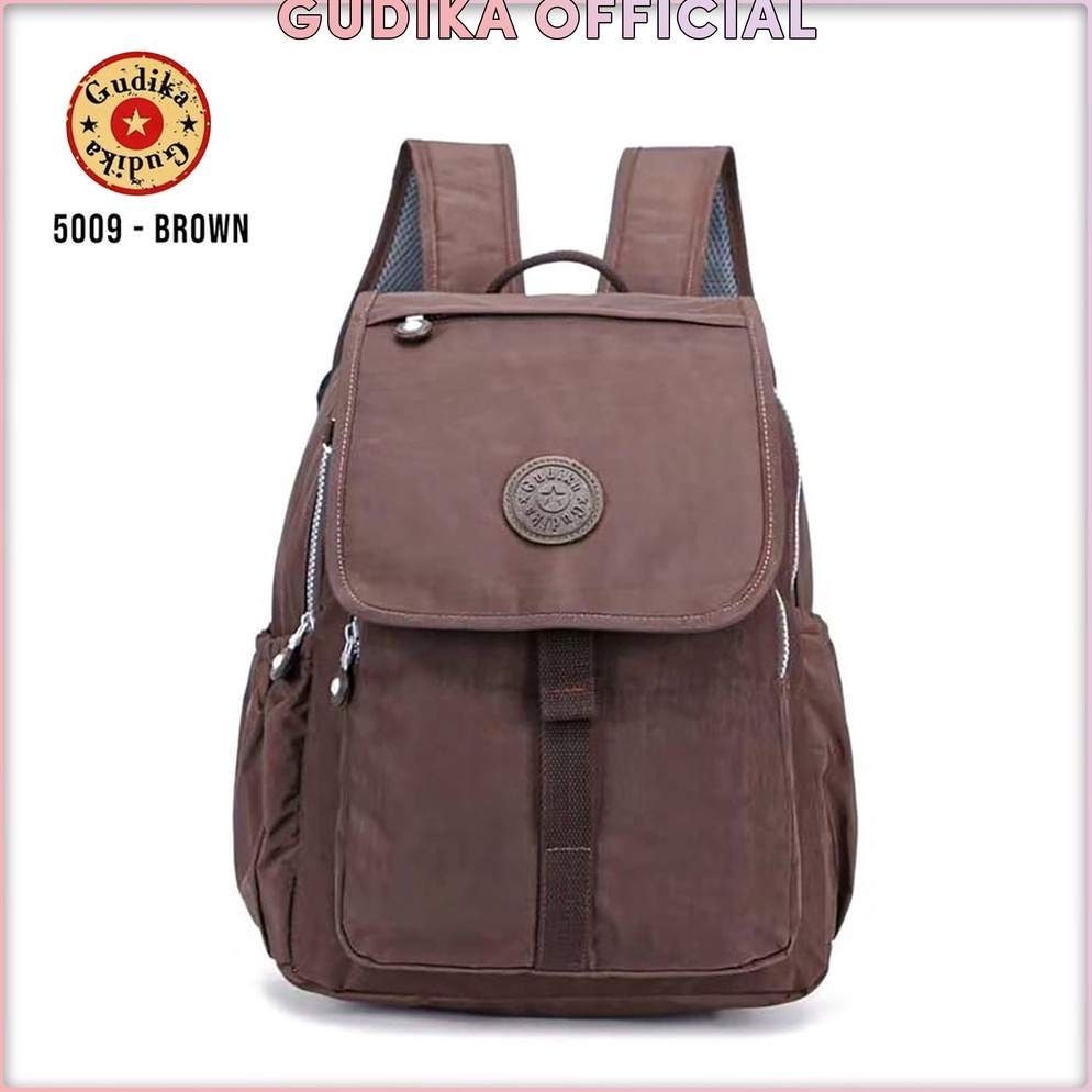 Viral.. GUDIKA 5009 | Backpack Waterproof Wanita Tas Ransel Laptop Anti Air Import Original | Ransel