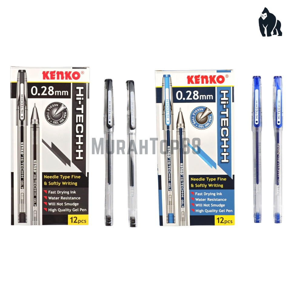 

CQKX8146 Pulpen Kenko Hi Tech 0.28 mm / Ballpoint Pen Tinta Gel Hi-Tech-H 0.28mm [PER LUSIN]