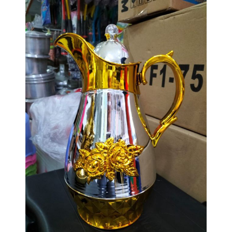 Sale.. Teko Arab Emas 1L / Vacum Flask arab