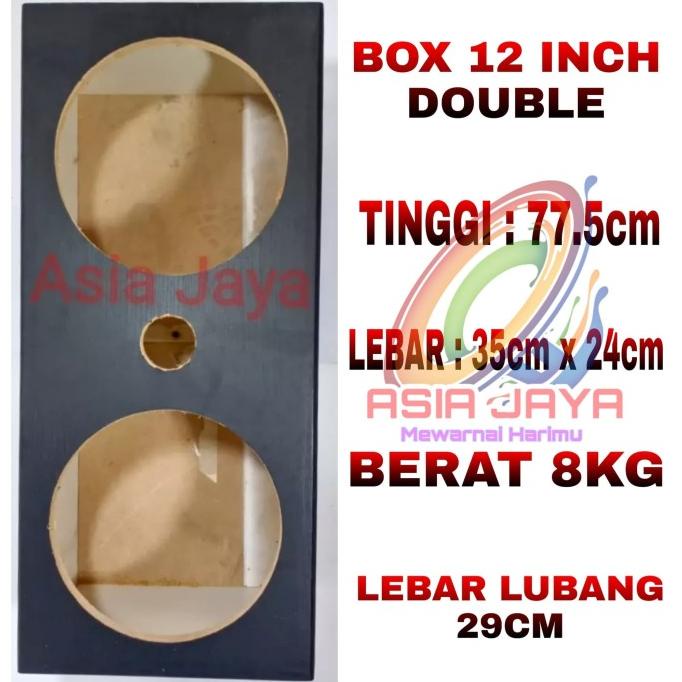 Box Speaker 12 Inch Double