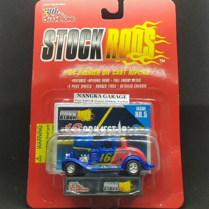 Racing Champions Stock Rods 1932 Ford Coupe No.16 Ted Musgrave