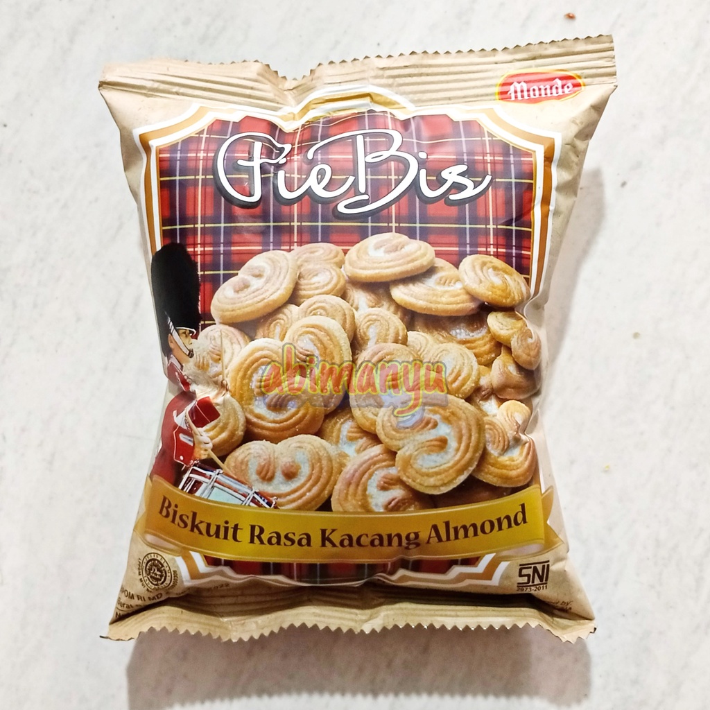 

biskuit monde piebis almond 40gr