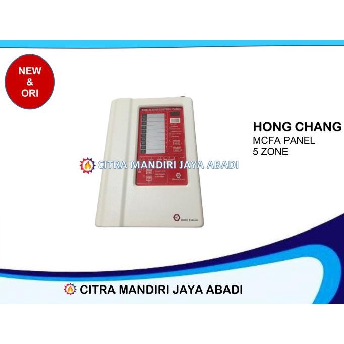 TERBARU  Panel alarm 5 zone merek Hong chang/HC plastik MCFA