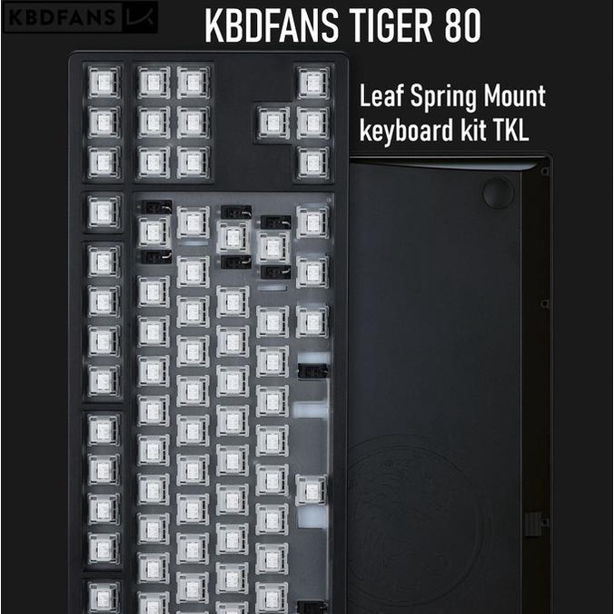 Tiger 80 Lite Alumunium Case - Kbdfans - Case Alumunium Siap Kirim