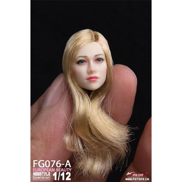 [[[ PROMO ]]] Fire Girl Toys European Female Head Sculpt FG076 Phicen TBLeague 1/12