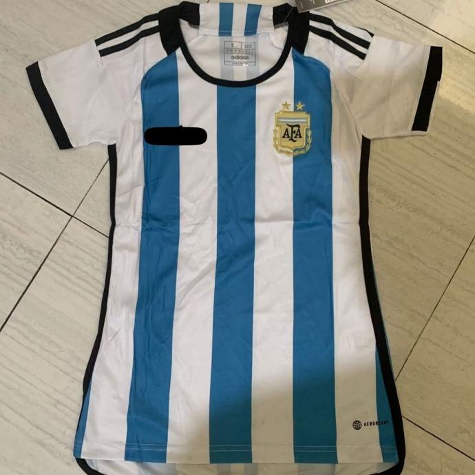 Argentina Home Ladies Jersey Bola Wanita Grade Ori Import 2022 / 2023 Josephinebarbarashop