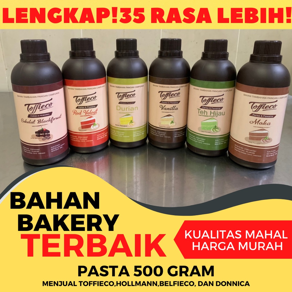 

Pasta Perisa Toffieco 500 Gram Terlengkap! 39 Rasa!