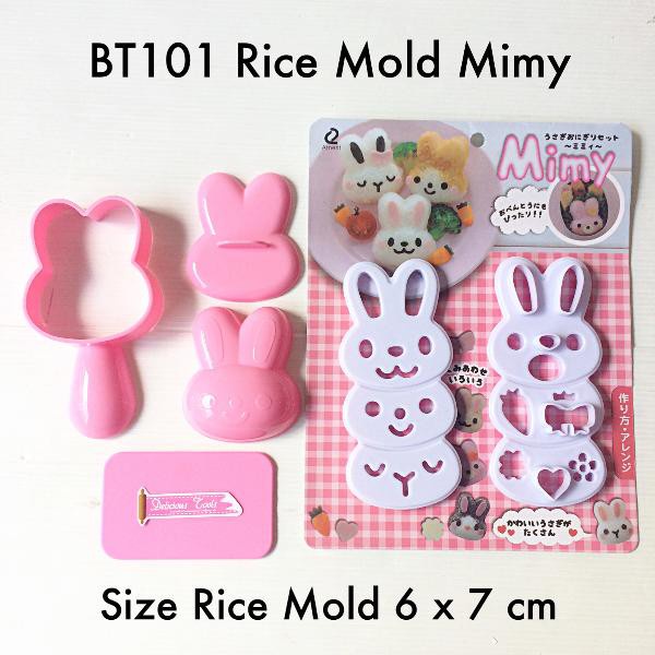PROMO Peralatan Masak Cetakan Bento Bekal Anak Nasi Kuning Tumpeng Onigiri Jumeokbap Muka Kelinci my