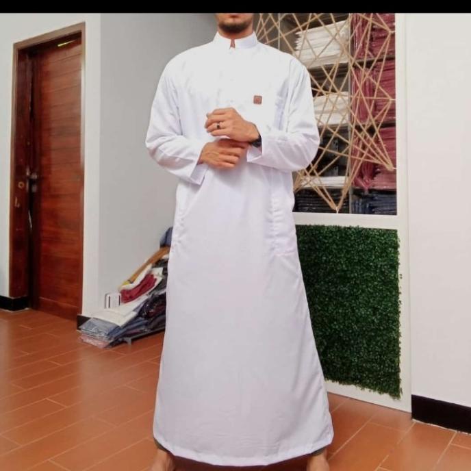 gamis jubah laki terbaru/gamis putih pria/gamis jumbo/jubah jumbo
