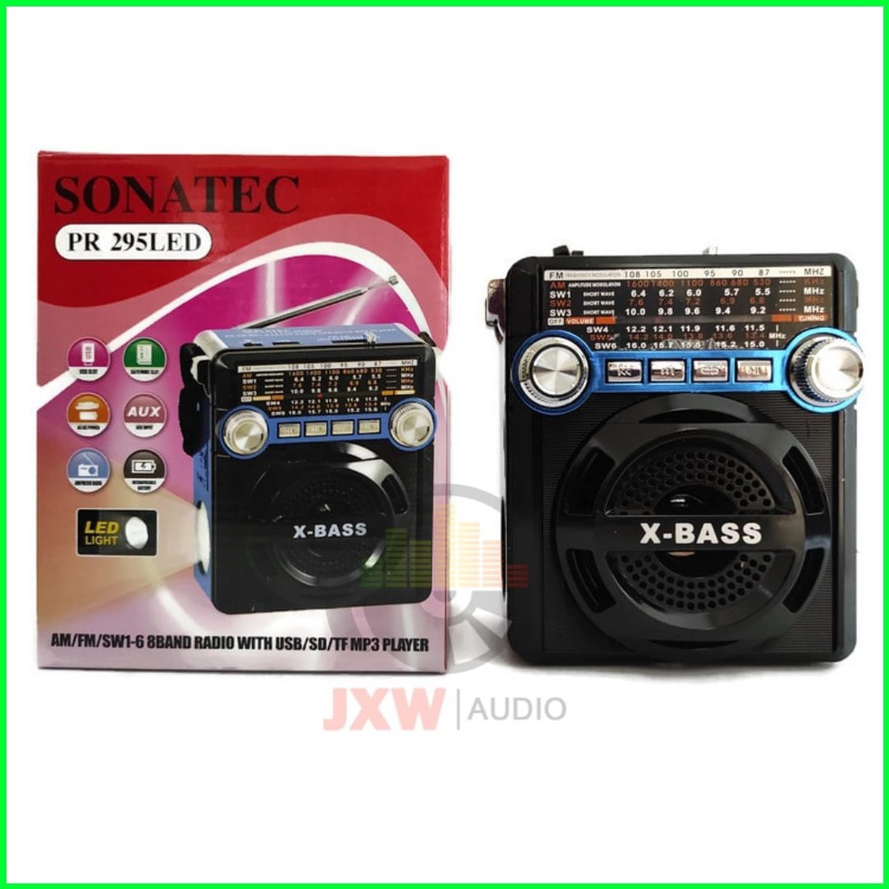 Discount Today RADIO AM / FM 8 BAND USB MP3 PLAYER SENTER SONATEC PR 295 / PR-295 / PR295 ?