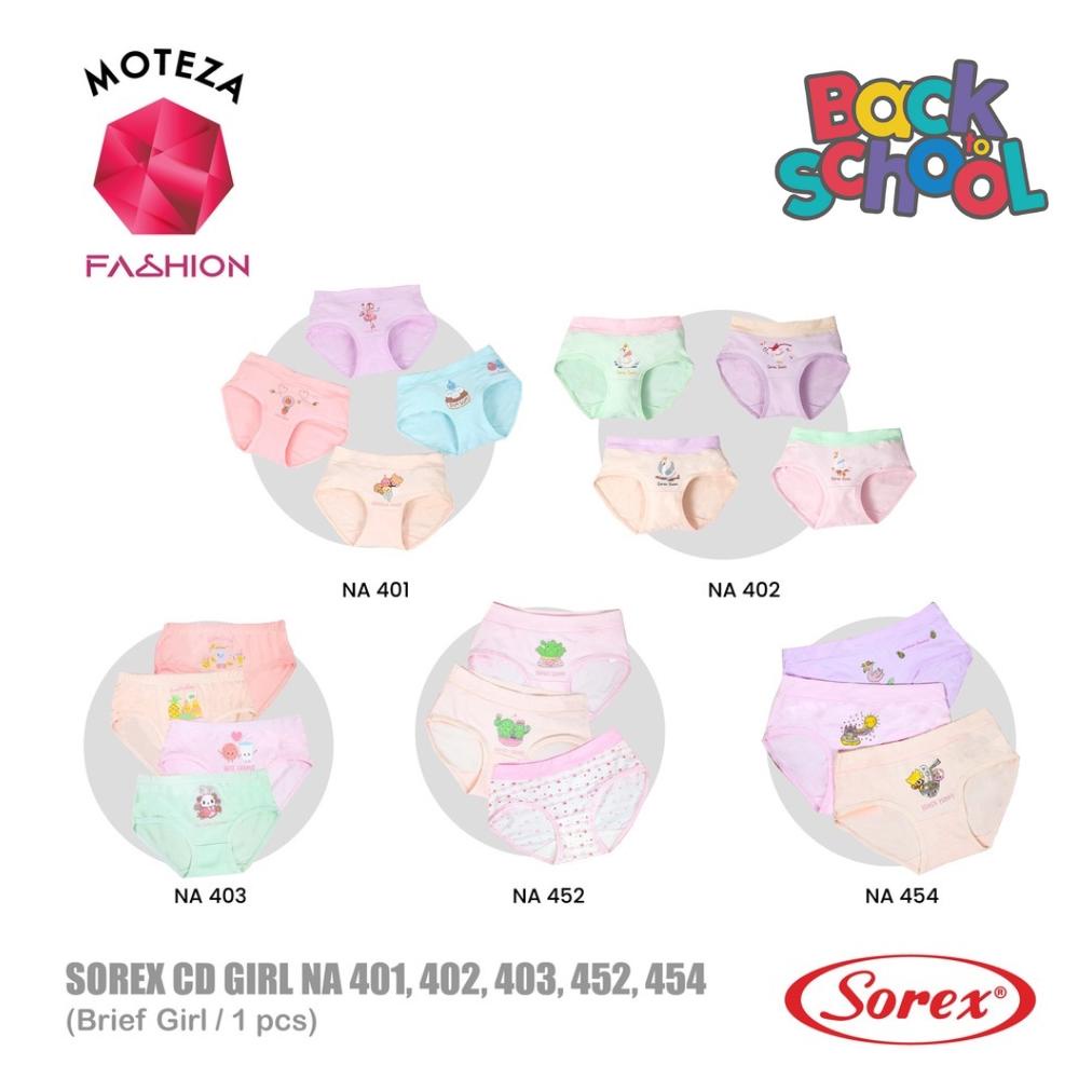 Diskon Sorex Celana Dalam Anak Perempuan Kids Girl - Na 401 ; 402 ; 403 ; 452 ; 454- Segitiga Super 