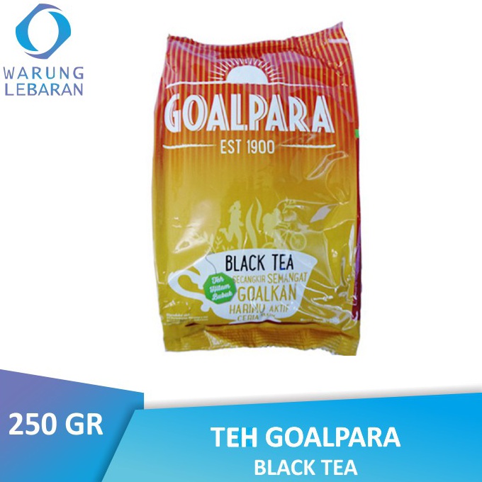 

WFHM7877 Teh Goalpara Hitam Seduh 250 gr