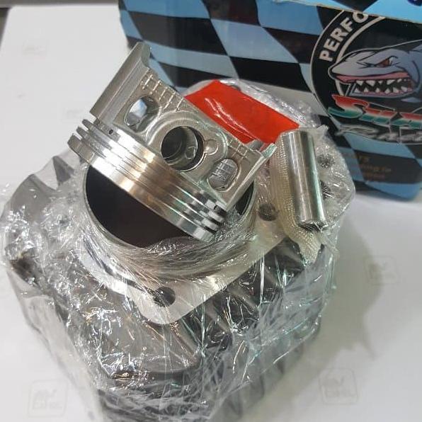 Ready Blok Bore Up Blade Revo 54.5Mm Shark 130Cc 54.5 Mm Block Racing Best Seller