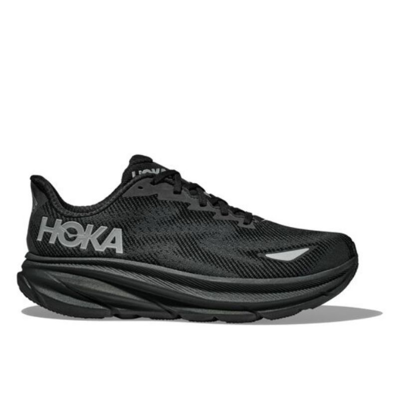 Hoka Clifton 9 GTX Mens Road Running Shoes - Black / Black