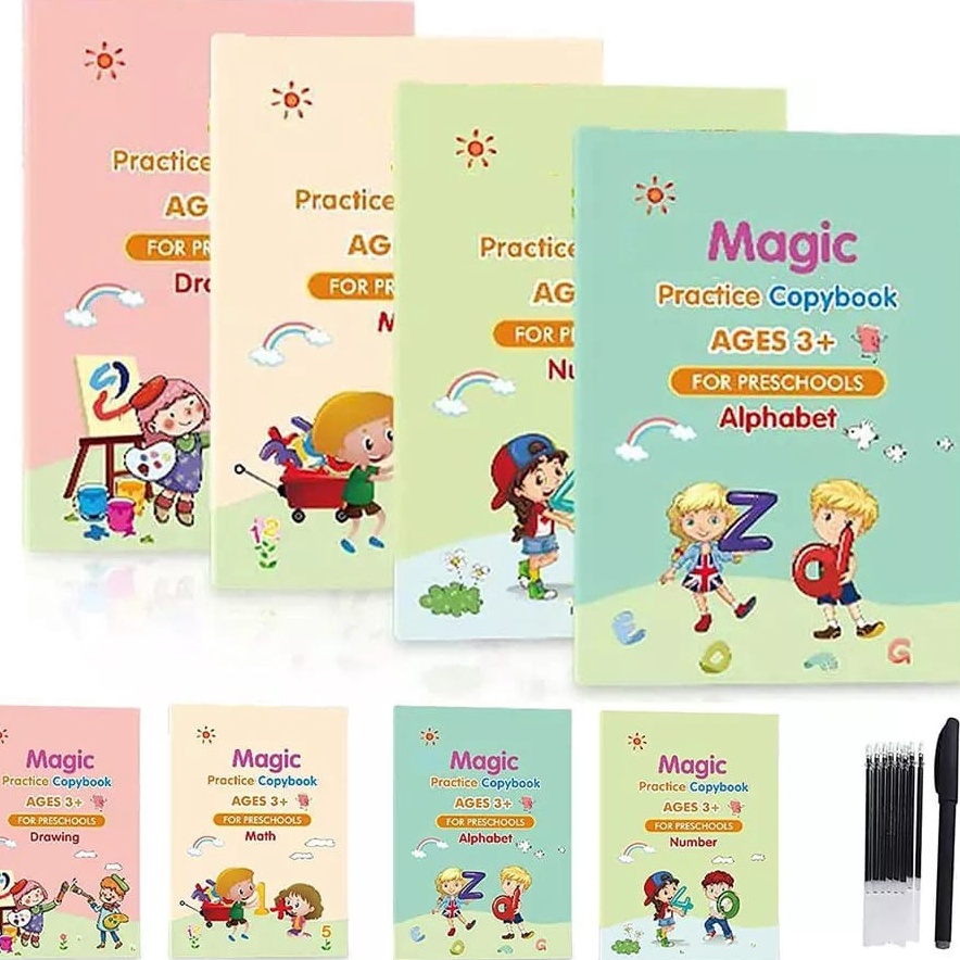 

Khusus hari ini SANK Magic Practice Book 1 SET ISI 4 BUKU + PULPEN