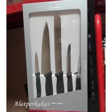 Terlaris Pisau Set 5 Pcs Victorinox Kitchen Set Standard Original Ethanalinskystore
