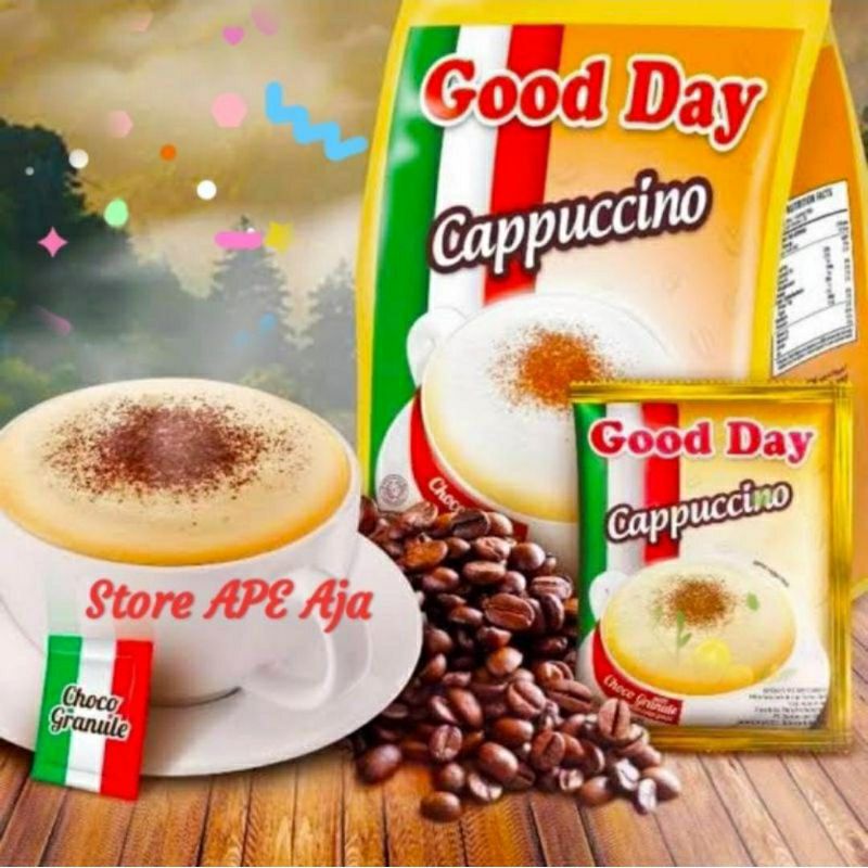

GOOD DAY CAPPUCCINO with cocoa granule 25gr X 10PCS