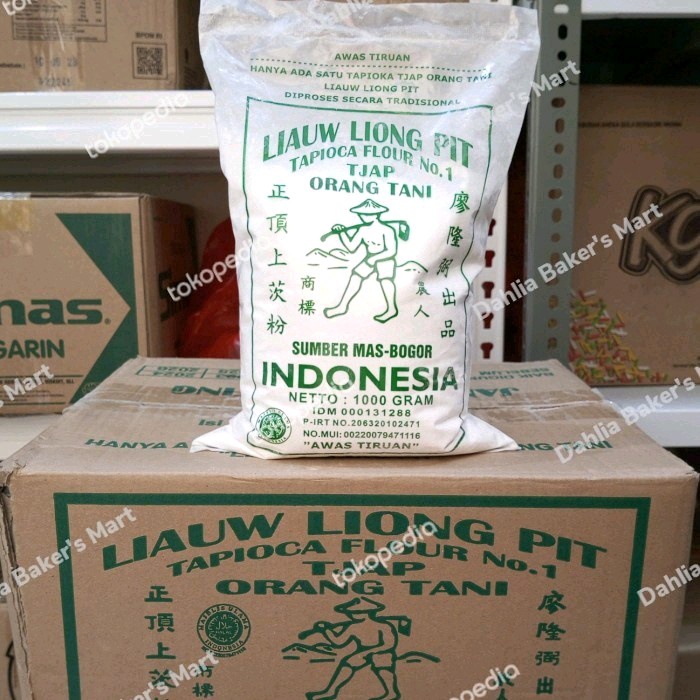 

Terlaris Tepung Tapioka Liaw Liong Pit 1 Kg X 10 / Dus ( Gojek/ Grab Instant )