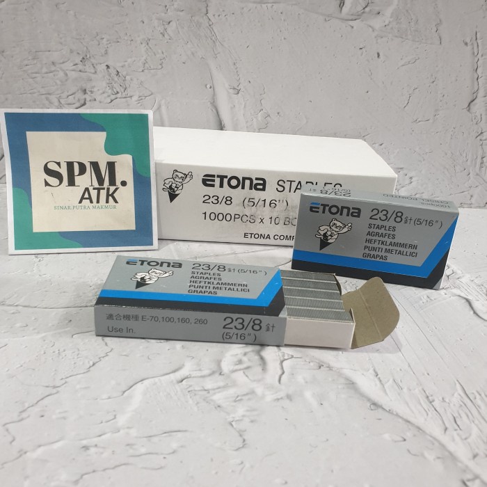 

Terlaris Isi Staples Etona 23/8