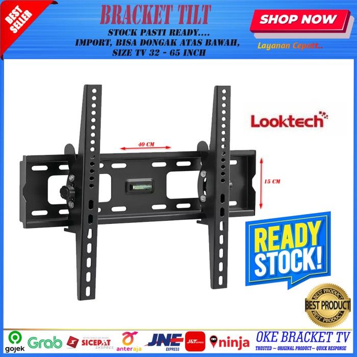 brecket braket tv dinding LG samsung TCL 55 50 43 40 32inci inch