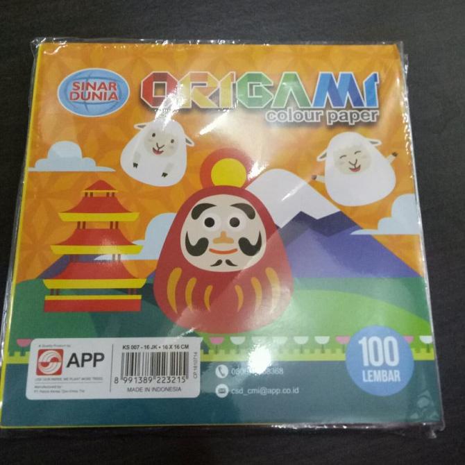 

monggo] Kertas Origami SIDU ( Besar Isi 100 Lembar )