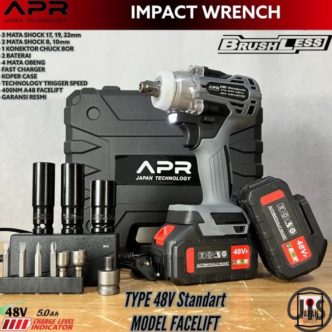 impact wrench APR JAPAN tech mesin pembuka baut ban mobil motor CVT ba