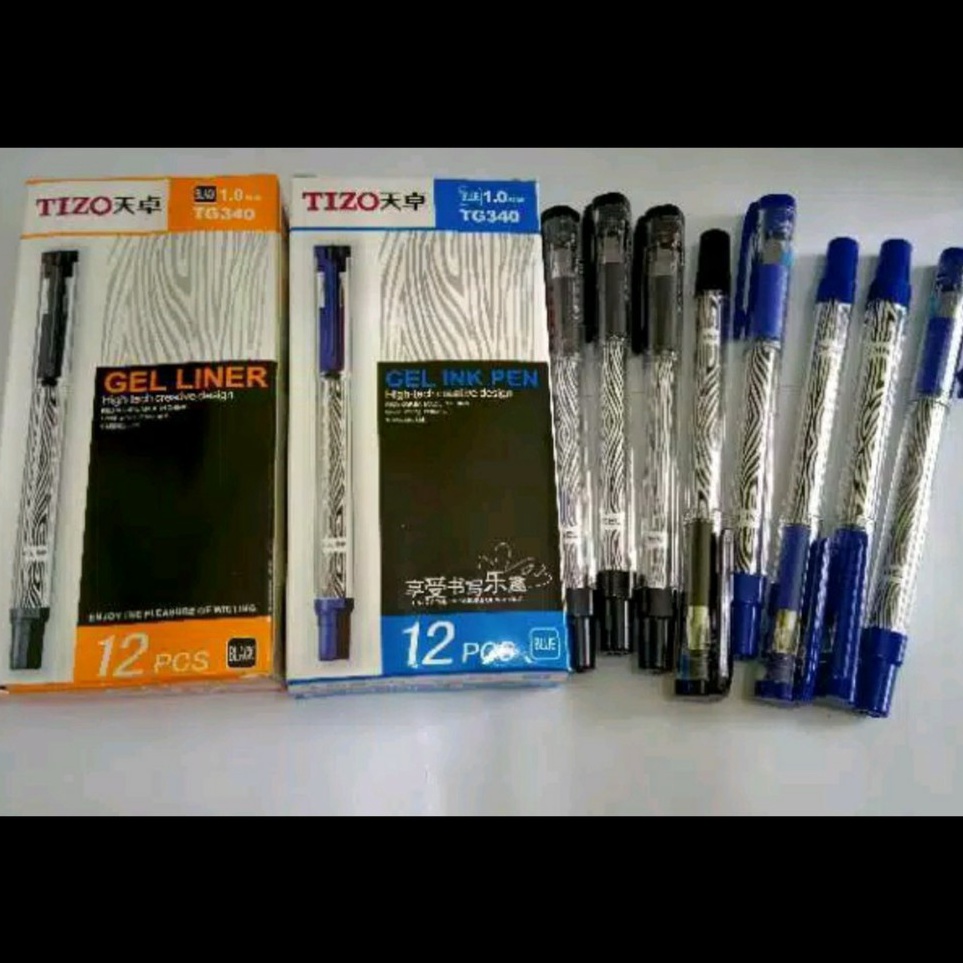 

QFLP4439 1 Lusin/ 12 Pcs Gel Pen tizo tg 340 1.0mm Pulpen Tizo Tg 340 Pulpen Gel Tizo Gel Ink Pen Tizo Tg-340