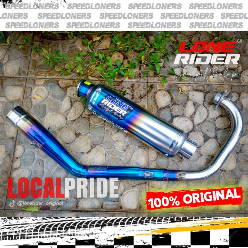 Knalpot LR Lone Rider Original - RR Pahe Ceng Sanblast - FU FI - SATRIA FU INJEKSI