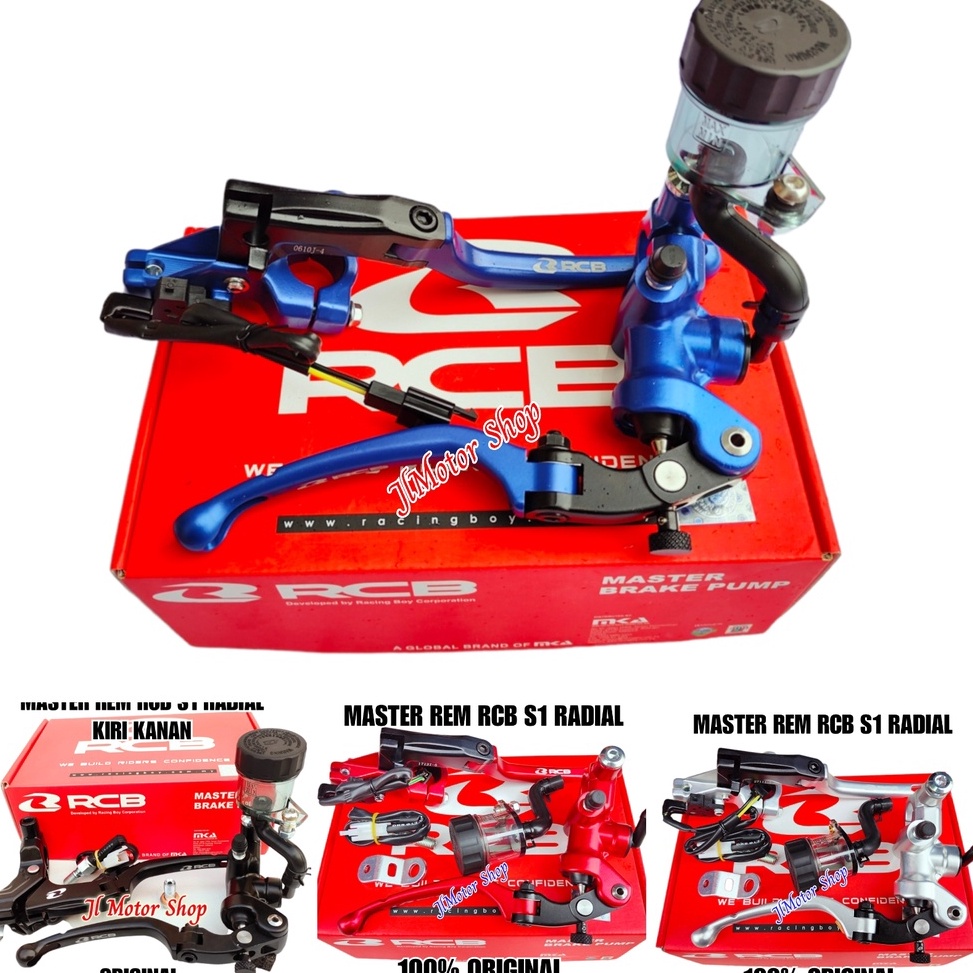 READY MASTER REM RCB S1 KANAN KIRI S1 RADIAL - PAKET MASTER REM DAN HANDLE KOPLING REM RCB S1 BEAT V
