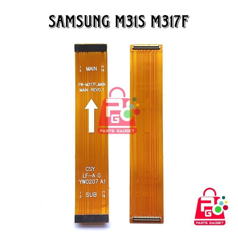 Flexible Mainboard Samsung M31S M317F Flexi Penghubung Sub Board Mesin