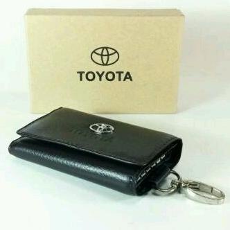 dompet stnk gantungan kunci mobil gantungan kunci motor TOYOTA KULIT