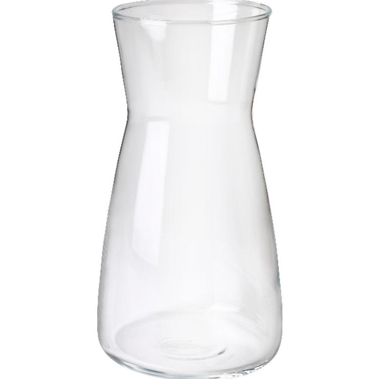 SALE TERBATAS Pitcher / Karafe Minuman / Vas Bunga, 1 L, Kaca Bening