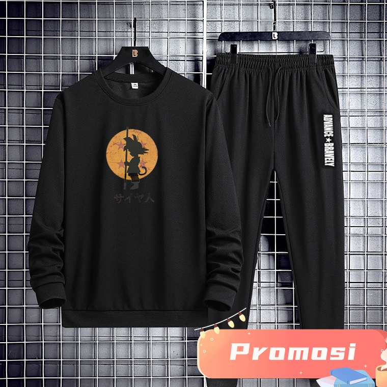 Siap Kirim.. Sweater Pria SET /jaket pria / Hoodie Pria Olahraga rekreasi Samurai Sweater Fleece / C