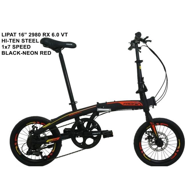 SEPEDA LIPAT PASIFIC 2980 RX 16 INCH / 20 INCH FOLDING BIKE RX 6.0 RANINOFRIANI5
