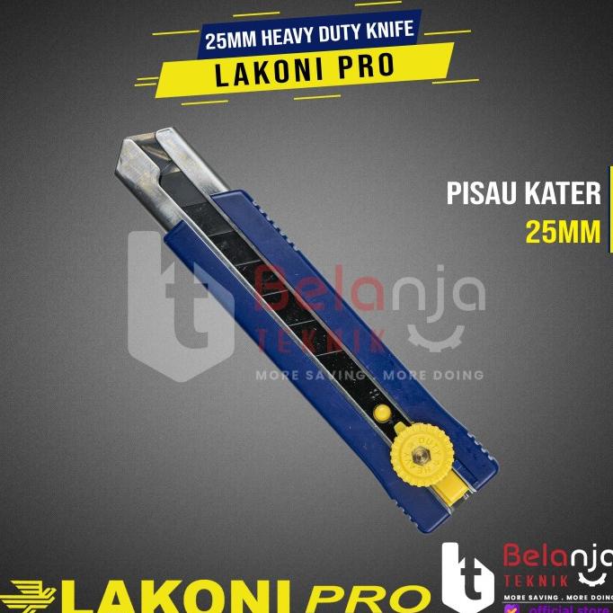 

Gratis Ongkir LAKONI PRO Heavy Duty Knife 25MM Pisau Cutter 25 MM Kater 25mm SK5 Jaminan Terbaik (bt00tkkt)