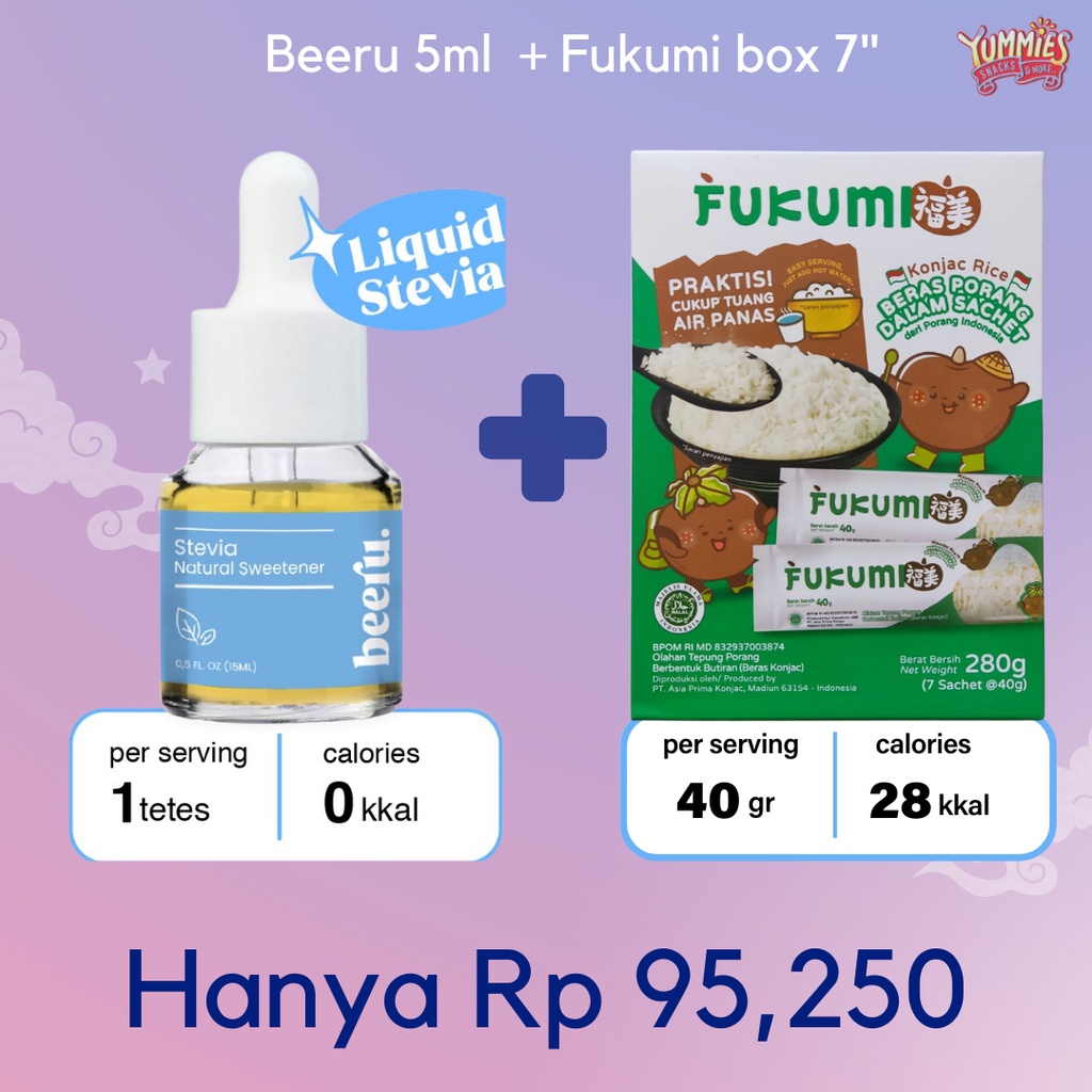 

Fukumi Box isi 7 Sachet + Beeru 5 ML - Paket Sehat