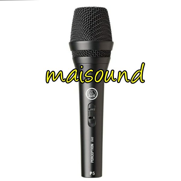 DISKON MIC AKG P5S KABEL ORIGINAL MICROPHONE AKG P5 S SWITCH ON OFF ORI